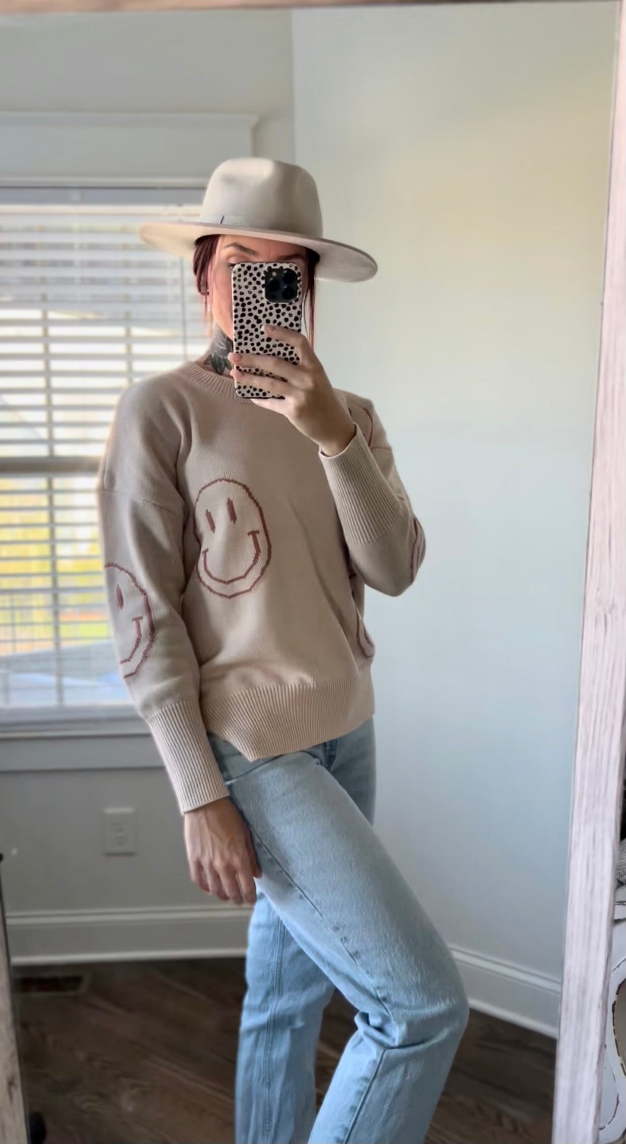 Smiley Face Comfy Sweater